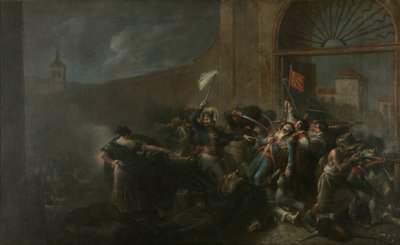 The Death of Daoíz in Monteleón Artillery Ground by Leonardo Alenza